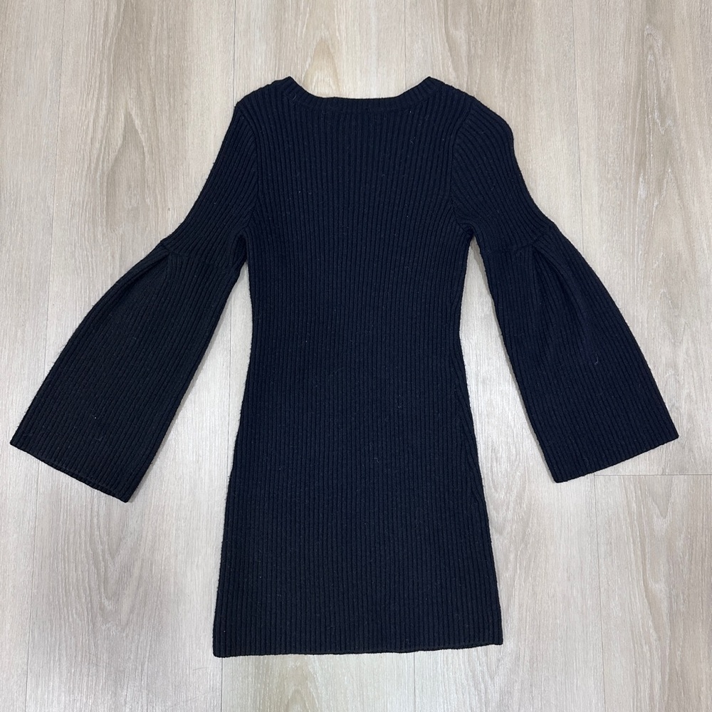 Splendid Girls Sweater Dress Size 10, Black - Picture 5 of 6